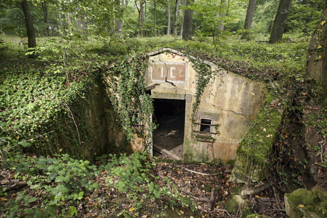 Ligne Maginot - LONKICH (SOUS QUARTIER BOLER - 1° CM) - (PC de Sous-Quartier) - On notera le '1° Cie' en lieu et place de l'habituelle croix de Lorraine