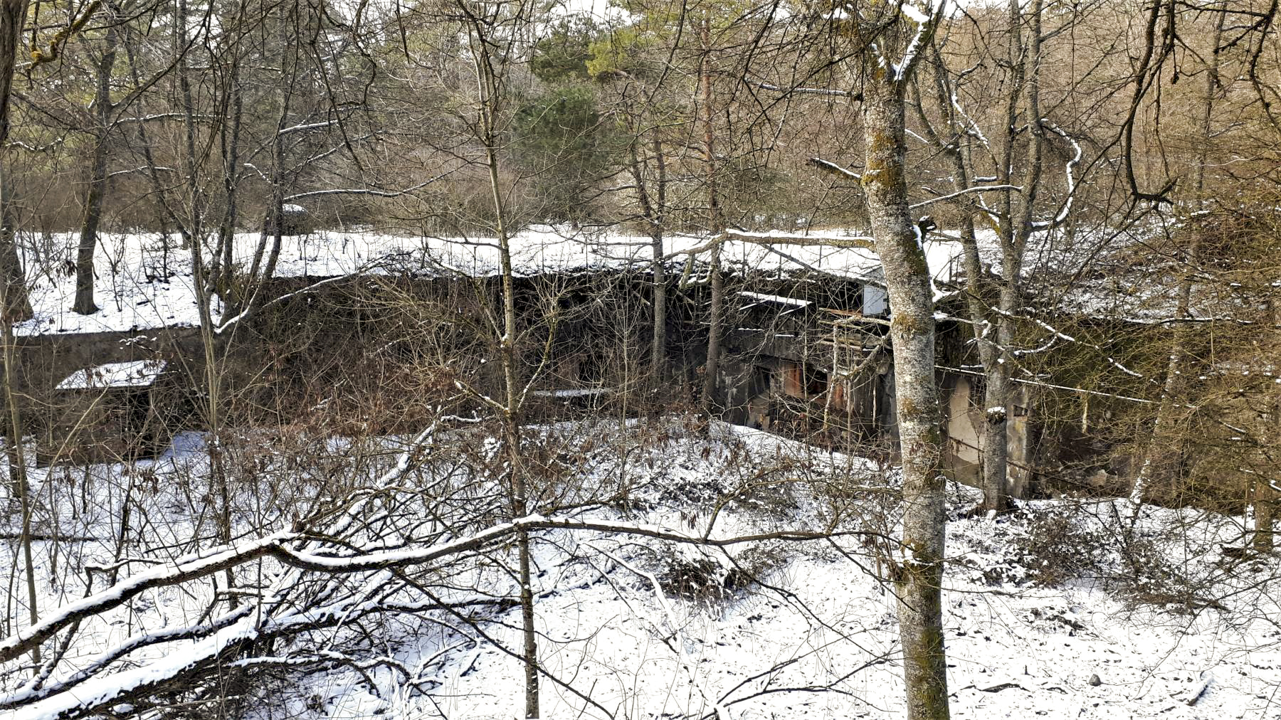Ligne Maginot - HOCHWALD - (Ouvrage d'artillerie) - Bloc 16
Coffre de contrescarpe du fossé antichar de l'ouvrage ouest