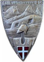 Ligne Maginot - Insigne du 214° Bataillon du Génie de Forteresse - 