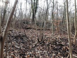 Ligne Maginot - UHRICH - HOCHE (1° BON 237° RI) - (PC de Sous-Quartier) - Tranchée sur la plateforme de tir Est vers l'abri traverse gauche