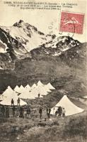 Ligne Maginot - LES CHAPIEUX - (Casernement) - Les Chapieux camp de la Gitte les alpins aux travaux