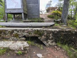 Ligne Maginot - KAPPELSTEIN - (Observatoire d'infanterie) - Les fondations en béton de la tour