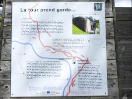 Ligne Maginot - KAPPELSTEIN - (Observatoire d'infanterie) - Le panneau explicatif sur le site