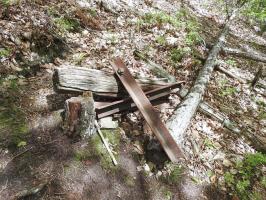Ligne Maginot - KAPPELSTEIN - (Observatoire d'infanterie) - Un vestige de la tour en bois