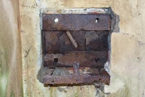 Ligne Maginot - KALKOFEN 3 - (Blockhaus pour canon) - La trémie FM