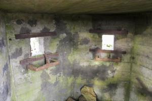 Ligne Maginot - KALKOFEN 2 - (Blockhaus pour arme infanterie) - L'intérieur
Les deux supports pour le FM