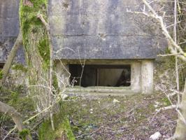 Ligne Maginot - KALKOFEN 11 - (Blockhaus pour canon) - Créneau pour canon