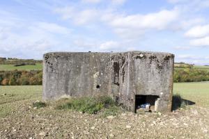 Ligne Maginot - LABBISCH NORD 1 - (Blockhaus pour canon) - Façade arrière
