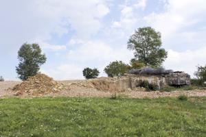 Ligne Maginot - MERRENBAND 2 - (Blockhaus pour canon) - Vue générale