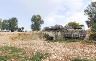 Ligne Maginot - MERRENBAND 2 - (Blockhaus pour canon) - Vue générale