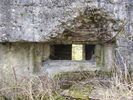 Ligne Maginot - MERRENRIED 1 - (Blockhaus pour canon) - Créneau pour canon