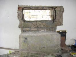 Ligne Maginot - MERRENRIED 1 - (Blockhaus pour canon) - Le créneau du canon