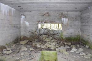 Ligne Maginot - NEUWIESE 2 - (Blockhaus pour canon) - Le créneau