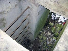 Ligne Maginot - OLFERDINGER 3 - (Blockhaus pour arme infanterie) - Les barreaux servant d'échelle
