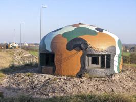 Ligne Maginot - ROHRBACH (2° CEC - 166° RIF) - (Abri) - Les cloches GFM type A 
avec leur camouflage reconstitué