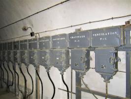 Ligne Maginot - FOUR A CHAUX - FAC - (Ouvrage d'artillerie) - Sous-station électrique
Tableau de distibution