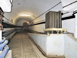 Ligne Maginot - FOUR A CHAUX - FAC - (Ouvrage d'artillerie) - Galerie vers les blocs 2, 3 et 4
Rampe de freinage et de lancement pour les wagonnets