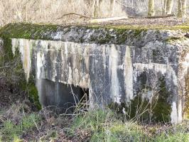 Ligne Maginot - CB110 - FELSEN - (Blockhaus pour canon) - L'entrée pour la pièce antichar