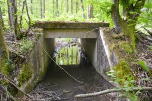 Ligne Maginot - VF60 - ANTENNE DE L'OUVRAGE DU HOCHWALD - (RESEAU - Voie 60 - Antenne ou rocade ferroviaire) - 6 - PONT SUR LE GEFAELLBAECHEL 1
Le pont sur le ruisseau