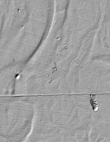 Ligne Maginot - JULIETTE - (Position d'artillerie préparée) - Vue de la position au Lidar