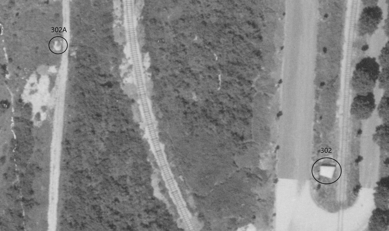 Ligne Maginot - 302A - PORT DU RHIN SUD 30 - (Blockhaus pour arme infanterie) - Les blockhaus Port du Rhin Sud 31 (302) et 30 (302A) en 1950