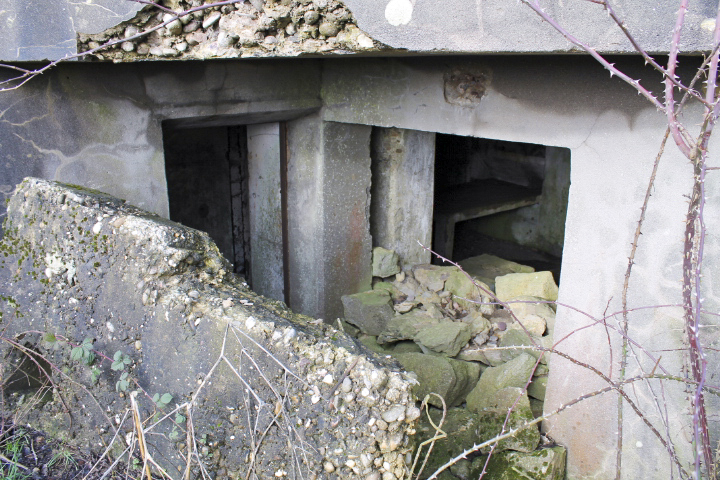 Ligne Maginot - KALKOFEN 3 - (Blockhaus pour canon) - Les entrées - Christian LENHARD