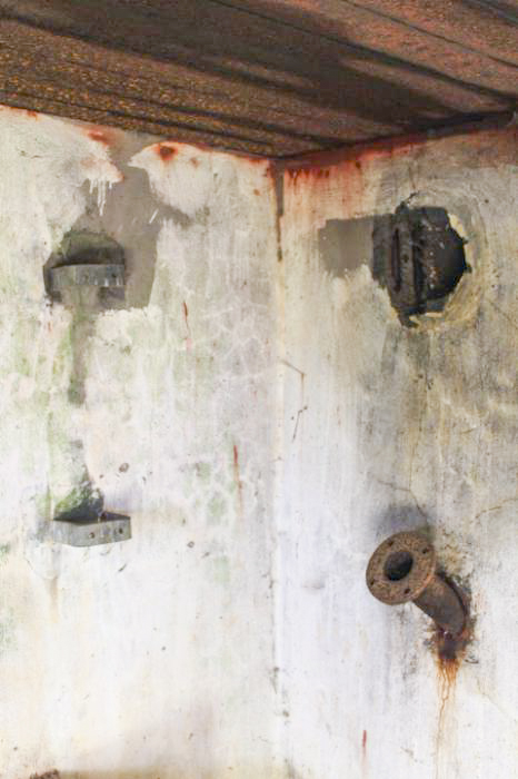 Ligne Maginot - KALKOFEN 3 - (Blockhaus pour canon) - Les supports pour le ventilateur - Christian LENHARD