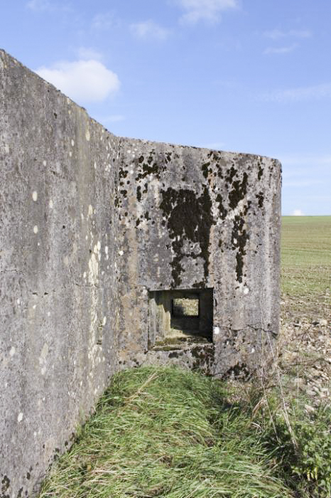 Ligne Maginot - LABBISCH NORD 1 - (Blockhaus pour canon) - Créneau FM de protection