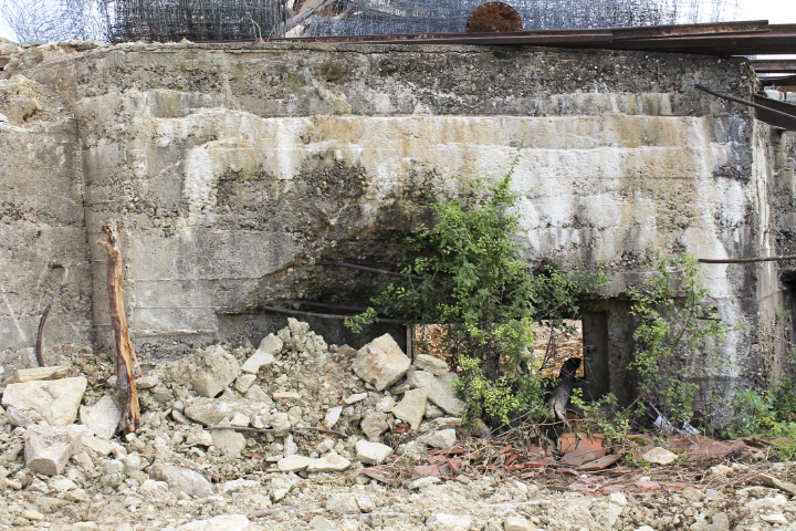 Ligne Maginot - MERRENBAND 2 - (Blockhaus pour canon) - Créneau canon
