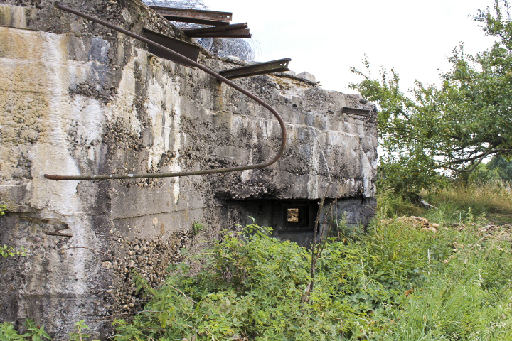 Ligne Maginot - MERRENBAND 2 - (Blockhaus pour canon) - Créneau FM