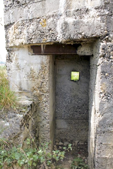 Ligne Maginot - MERRENBAND 2 - (Blockhaus pour canon) - L'entrée des hommes