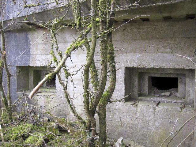 Ligne Maginot - MERRENRIED 6 - (Blockhaus pour arme infanterie) - Façade de tir