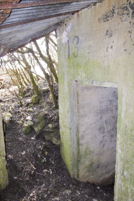 Ligne Maginot - NEUWIESE 3 - (Blockhaus pour arme infanterie) - L'entrée