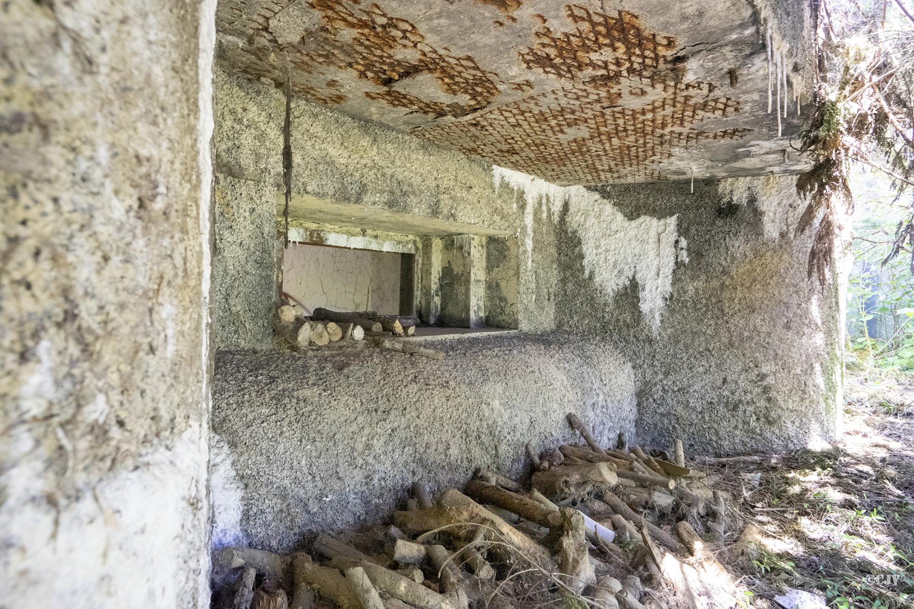 Ligne Maginot - B287 - GRIMONPONT SUD - (Blockhaus pour canon) - La façade