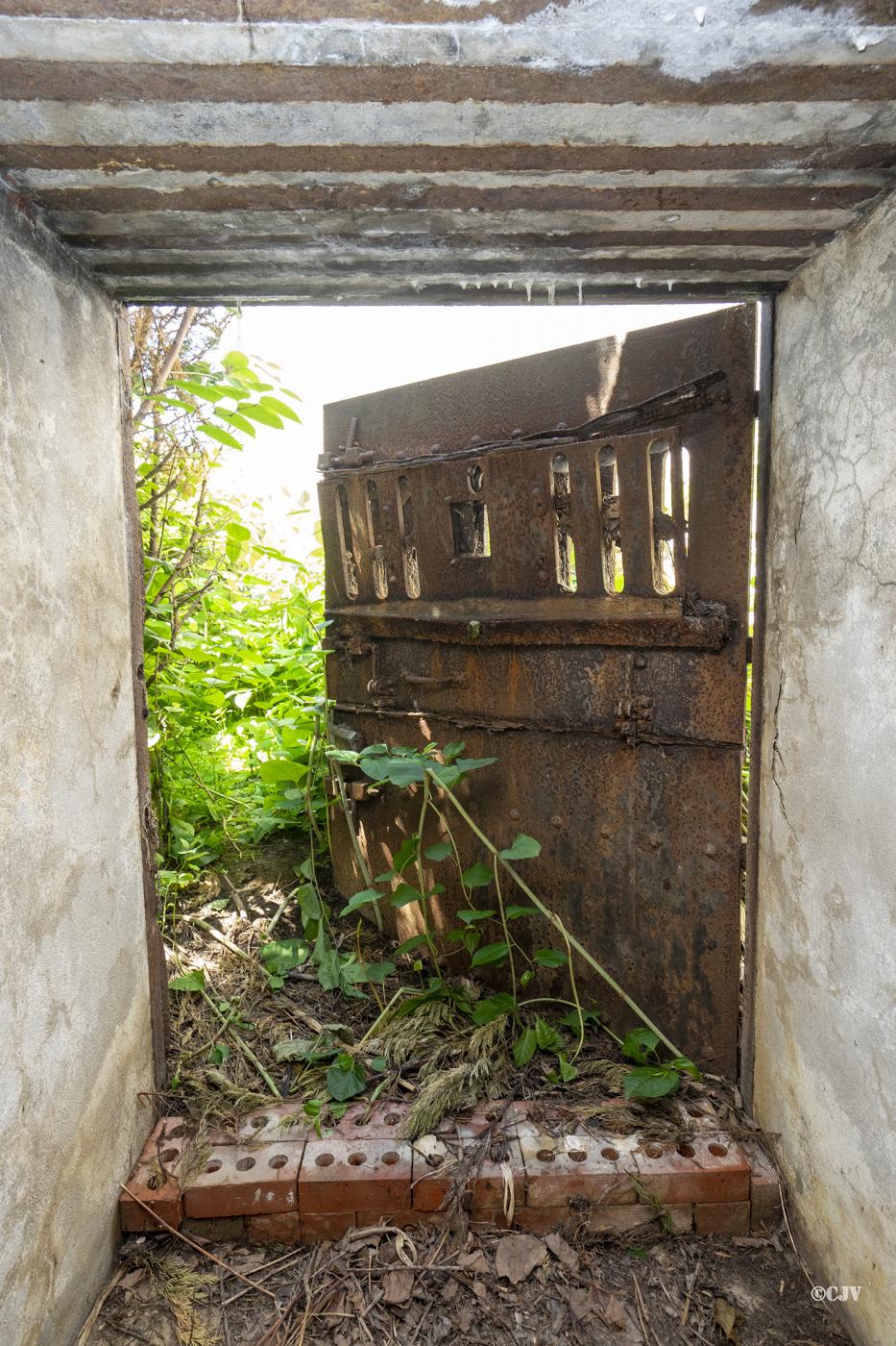Ligne Maginot - B287 - GRIMONPONT SUD - (Blockhaus pour canon) - La porte