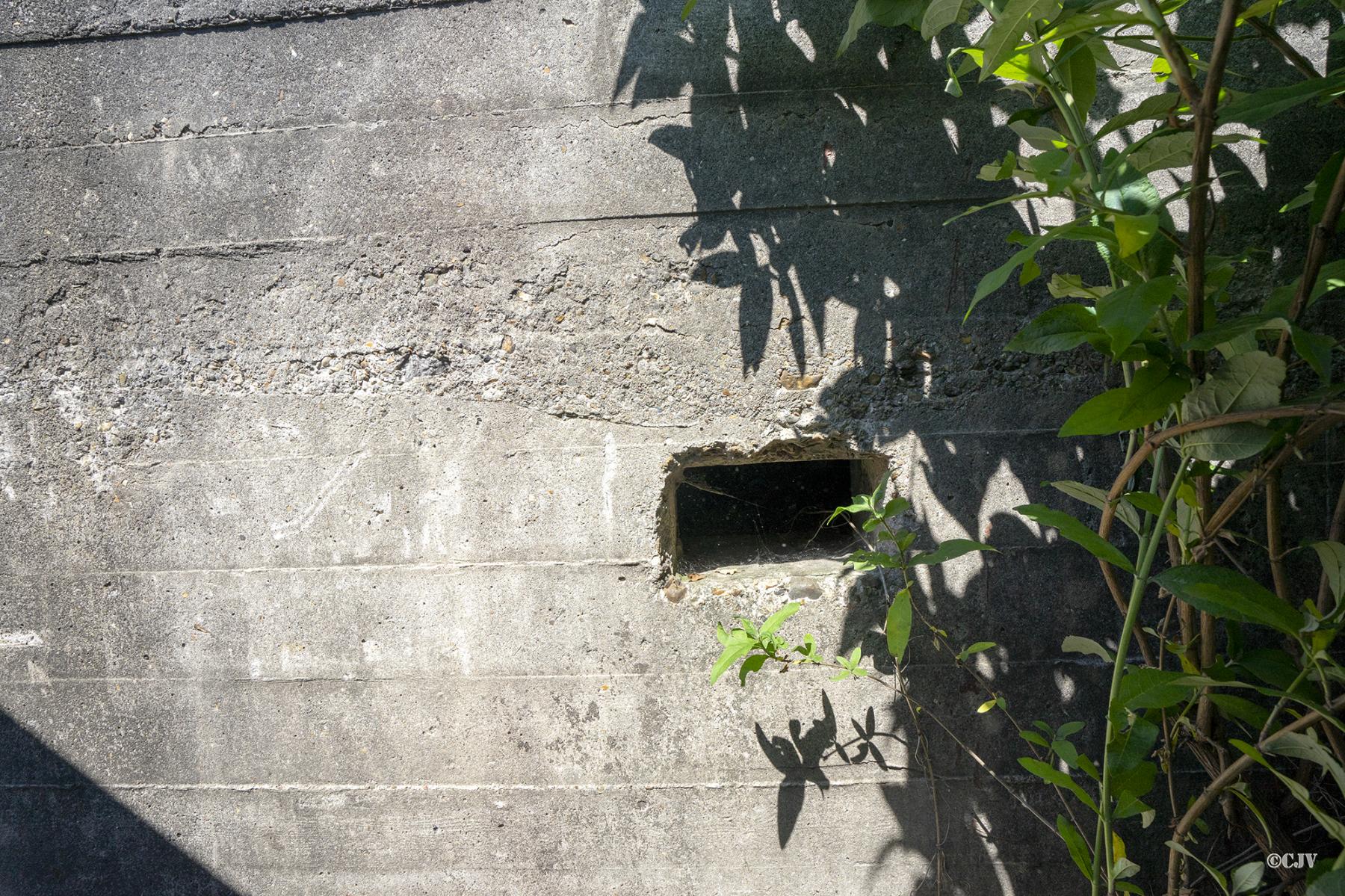 Ligne Maginot - BEF 695 - LA MARTINOIRE SUD - (Blockhaus pour arme infanterie) - Le deuxième créneau