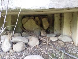 Ligne Maginot - BENNWIHR EST - (Blockhaus pour arme infanterie) - Deuxième créneau coté nord bouché