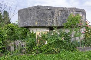 Ligne Maginot - RHINAU SUD - (Blockhaus pour arme infanterie) - Vue de l'avant