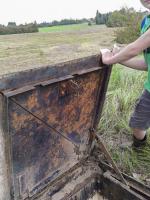 Ligne Maginot - A (Chambre de coupure) - La trappe d'accès  