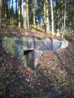 Ligne Maginot - A4 - (Chambre de coupure) - La chambre de coupure A4 possède un accès de plain pied