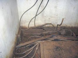 Ligne Maginot - B - (Chambre de coupure) - L'entrée des cables