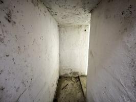 Ligne Maginot - B1 - (Chambre de coupure) - Couloir d'accès au local téléphonique : Absence de porte