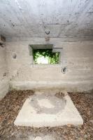 Ligne Maginot - NEUSCHOLLEN EST - (Casemate d'infanterie - Simple) - L'emplacement du canon, l'action de tir est vers l'ouest
