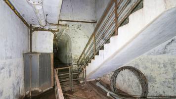 Ligne Maginot - FROHMUHL (PC DU QUARTIER KAPELLENHOF - II/153° RIF) - (Abri) - Coffre d'entrée ouest
Le bas de la cage d'escalier