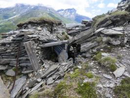 Ligne Maginot - TURRA EST 2 - (Blockhaus pour arme infanterie) - Le blockhaus effondré