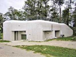 Ligne Maginot - 86 - ASCHENBACH - (Casemate d'infanterie - double) - L'entrée et la façade Sud-Ouest