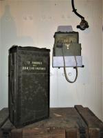 Ligne Maginot - 86 - ASCHENBACH - (Casemate d'infanterie - double) - Caisse de cartouches et téléphone