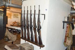 Ligne Maginot - 86 - ASCHENBACH - (Casemate d'infanterie - double) - Râtelier à fusils