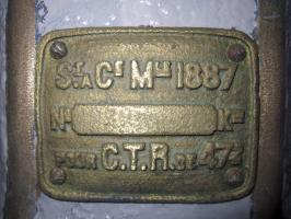Ligne Maginot - 86 - ASCHENBACH - (Casemate d'infanterie - double) - Canon de marine de 47 modèle 1902
Plaque de la crinoline