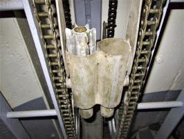 Ligne Maginot - 86 - ASCHENBACH - (Casemate d'infanterie - double) - Détail de la Noria d'approvisionnement en obus de mortier de 50